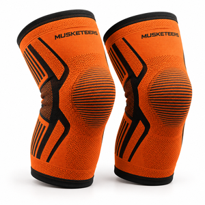 Genouillère de compression en néoprène antidérapante unisexe pour l'entraînement et le fitness, service OEM, personnalisable - Product Image 3
