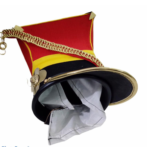 Sombrero de Lancer Napoleónico Francés, de Lana, Hecho a Mano, Bordado, Uniforme a Medida, Sombreros Shako de Alta Calidad, Precio Económico, OEM - Product Image 5