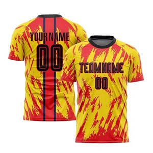 Maillot de football de qualité originale, logo personnalisé, séchage rapide, nouveau design, uniforme pour hommes, fabrication d'uniformes de football pour équipes. - Product Image 4