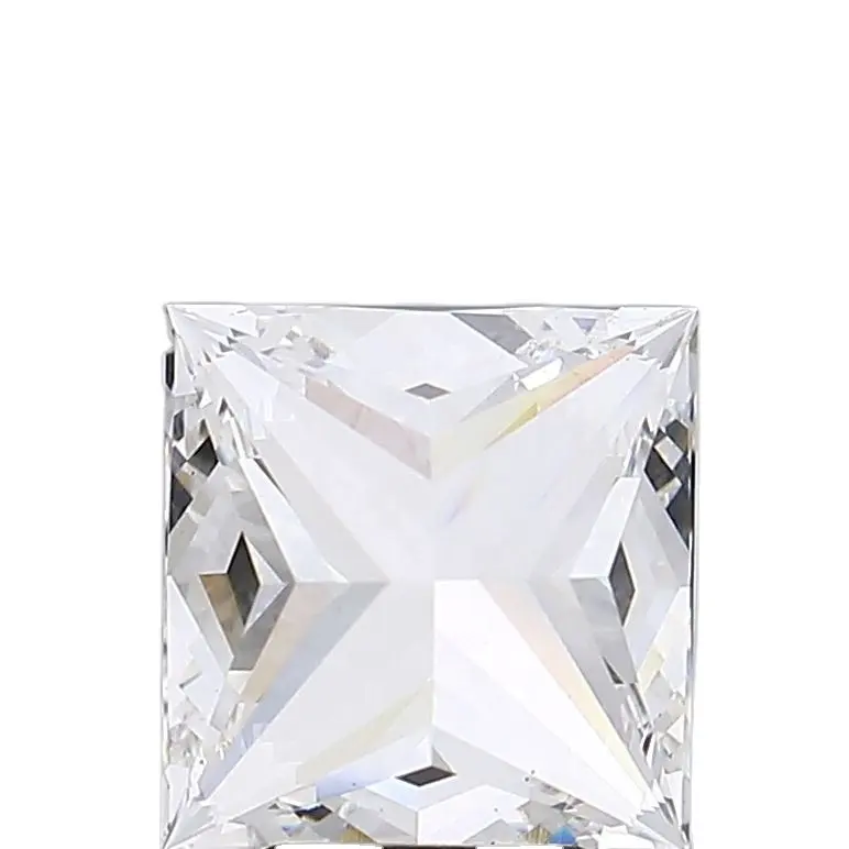 Fancy design diamond 5.40 carat H SI1 Princess brilliant With IGI certified