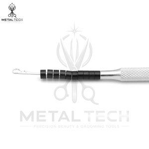 Wholesale Price Silver <b>Case</b> Hair Extension Micro Ring Loop Threader Dual Head Latch Hook <b>Needle</b> Set Professional Salon Tool Kit - Product Image 4