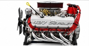 Moteur V8 454 de type crate, essence, 7,0 L, refroidi par eau, bloc long, pour remplacement et réparation, performance GM, Chevrolet 427 Big Block - Product Image 2