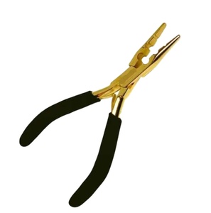 Pinzas de Acero Inoxidable para Extensiones de Cabello con Punta Cuadrada de 3mm y 5mm - Product Image 1