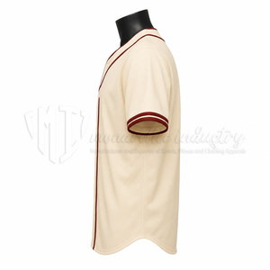 Camiseta Deportiva Retro Personalizada de Béisbol con Botones, Uniforme Atlético Transpirable, Fabricante Mayorista OEM ODM - Product Image 4