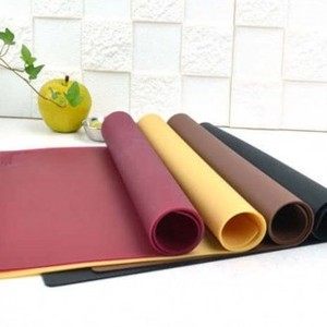 Korean <b>Silicone</b> Table <b>Mat</b> Placemat Patterned <b>Heat</b> <b>Resistant</b> Non-Slip Dining Table Cover - Product Image 1