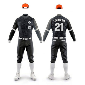 Quality Baseball <b>Uniform</b> Set Comfortable Fit Lightweight Breathable Fabric Durable <b>Construction</b> Perfect <b>for</b> Sports - Product Image 1