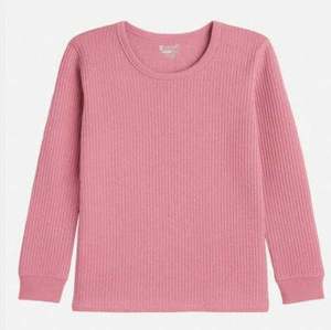 Haut thermique à manches longues ultra doux pour filles, col rond, hiver, vêtements intérieurs confortables pour enfants - Product Image 5