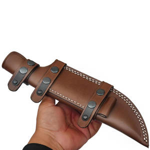 Funda de Cuero para Cuchillo Hecha a Mano, Ajuste Personalizado, Soporte de Piel de Vaca para Cuchillos de Caza, Camping y Supervivencia, Funda de Cuero para Cuchillo de Exterior - Product Image 3