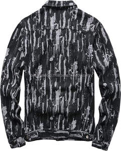 Chaquetas Vaqueras de Invierno con Cuello Alto para Hombre, Marca Boomletcorp, las Más Populares, Color Negro Cómodo con Estilo Desgarrado, Alta Calidad - Product Image 2