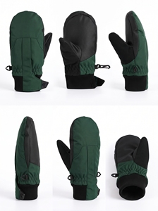 Gants de ski en cuir imperméables et isolés pour le froid, pour femmes et hommes, mitaines d'hiver coupe-vent pour le snowboard - Product Image 6