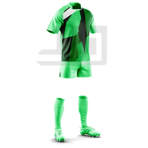 Kit d'équipe de rugby haut de gamme, maillot et short personnalisés avec impression numérique, 100% polyester, léger, respirant, antibactérien, coupe-vent - Product Image 3