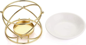 Wax <b>Oil</b> Burner Metal <b>Oil</b> Wax Melt Burner Canlde Tealight Holder Scented <b>Diffuser</b> Spiriual Gifts for Home Decoration - Product Image 4