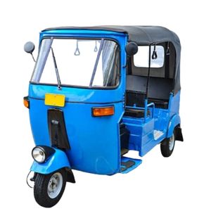 Battery-operated Electric Closed Body 4-Passenger Rickshaw Atom Plus Export 48V 1000W Lead Acid Battery - Product Image 1