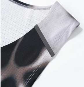 Camiseta sin Mangas para Hombre, Cuello Redondo, Estampado Abstracto, Secado Rápido, Estilo Deportivo - Product Image 6