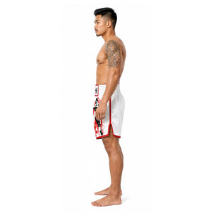 Pantalones Cortos de Muay Thai de Alta Calidad, Talla Grande, Tejido de Punto, Transpirables, de Secado Rápido, Elásticos, Impermeables, Casuales, con Cintura Elástica, para MMA y Kick Boxing - Product Image 5