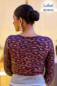 Chemisier extensible à manches longues pour femme en tissu ethnique, idéal pour les tenues décontractées et les mariages, lavable et séchage rapide, parfait pour l'été - Product Image 2