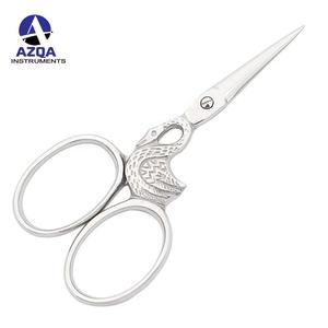 Ciseaux à broder en acier inoxydable en gros avec manche doré, pointes aiguilletées, 10 cm, pour la couture, l'artisanat et la broderie - Product Image 2
