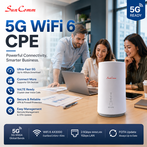 Router CPE SunComm 5G WiFi 6 con Velocidad de 4Gbps y Voz VoLTE para Hogar y Empresas - Product Image 4