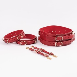 Ceinture et manchettes de cuisse en cuir pleine fleur véritable, vente en gros, équipement de bondage et de fétichisme personnalisé avec marque privée RTTS-0050 - Product Image 4