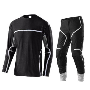 Combinaison de motocross sur mesure en gros, impression de logo OEM, ensemble maillot et pantalon de moto tout-terrain MX, nouveau maillot de course - Product Image 1