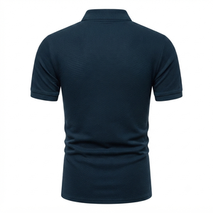 Nouveaux polos décontractés pour hommes et polos pour hommes à prix avantageux, nouvelle conception, logo personnalisé, couleur unie, vente en gros. - Product Image 2