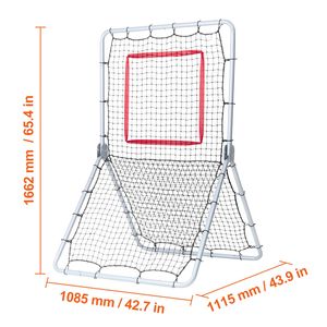 Rete di Rimbalzo PitchBack 3.5 x 6 piedi per Allenamento di Lancio e Difesa nel Baseball e nel Softball - Product Image 5