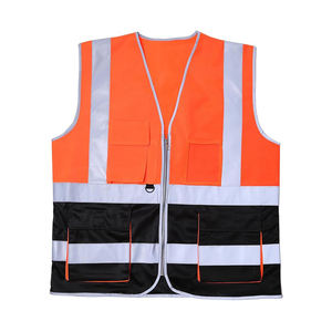 เสื้อกั๊กนิรภัยตาข่ายระบายอากาศ สีเหลืองมะนาว ANSI Class 3 ซิปด้านหน้า กระเป๋าหลายช่อง สะท้อนแสง - Product Image 1