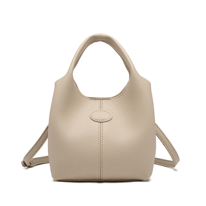 Minimalist White <b>PU</b> Handbag With Soft Handle And Adjustable Strap Female Style - Product Image 2