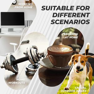 Cotton Jersey <b>Trousers</b> For Men Straight Mid Solid Joggers Pants Soft Yoga Lightweight Athletic Running Lounge Casual Pockets - Product Image 6