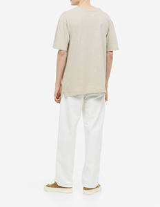 Camiseta Personalizada de Lujo para Hombre, Estilo Boxy Cropped, con Impresión en Pantalla, Fabricación de Camisetas con Diseño Gráfico Personalizado, Camiseta Extra Grande de Algodón para Hombre - Product Image 3