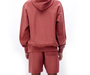 Conjunto de Sudadera con Capucha y Pantalones Cortos para Hombre, Chándal de Dos Piezas, Mezcla de Algodón, Ropa Urbana, Conjunto Deportivo para Gimnasio, Transpirable, Proveedor Mayorista - Product Image 5