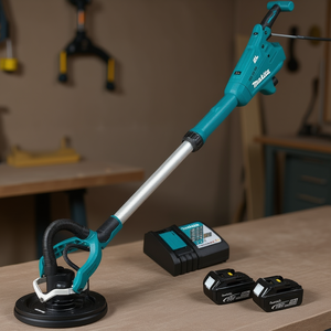Kit de Lijadora Inalámbrica para Paneles de Yeso, 18V, Iones de Litio, 9 Pulgadas, Arranque Automático - Product Image 3
