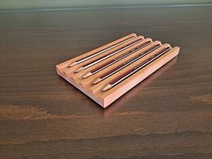Portaplumas de madera con diseño de arte indio personalizado, rectangular, moderno, para mesa, tallado en madera, decoración para el hogar, por UO India - Product Image 4