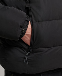 Brand New Unisex High Street Style Hooded Puffer Jacket Warm Factory Wholesale Winter Wear with Custom <b>Bubble</b> <b>Coat</b> Windproof - Product Image 3