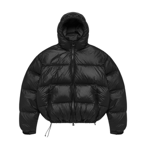 Chaqueta Acolchada Impermeable Ecológica para Hombre, Talla Grande, con Capucha, Cortavientos, con Cierre, Venta al Por Mayor, Personalizable OEM - Product Image 5