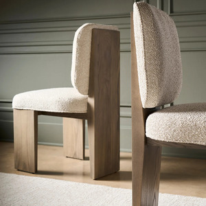 Table à manger rectangulaire moderne en bois, mobilier de salle à manger, table sur mesure pour la maison, l'hôtel, l'appartement - Product Image 4
