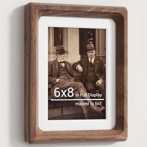 Cadre photo en bois de noyer écologique, durable, léger, 5x7, fait main, vente en gros |   Aqudus Saleem - Product Image 2