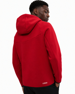 Customize Men's Tech Fleece Windrunner Style Full <b>Zip</b> <b>Hooded</b> Jacket Athletic Sportswear Streetwear Apparel OEM ODM Service - Product Image 3