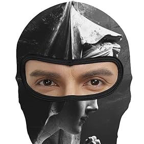 Cagoule tricotée coupe-vent personnalisable avec logo, unisexe, chaude, 100 % coton, pour cyclisme, broderie, hiver, 3 trous, image - Product Image 6