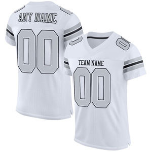 Vente en gros directe OMMIZ INDUSTRY Maillot de football authentique personnalisé noir et or vieilli en maille - Product Image 5