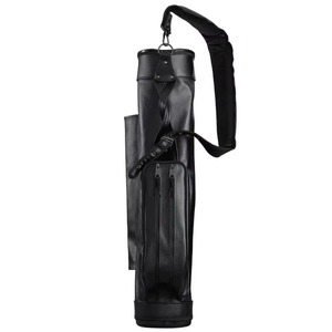 Wholesale Best Selling Lightweight Heavy Duty <b>Leather</b> Professional Golf Stand Bags Large Capacity <b>Black</b> <b>Leather</b> Polo Golf Bags - Product Image 2