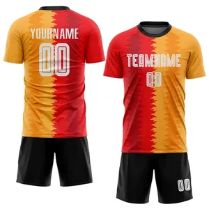 Uniformes de Fútbol Premium, Conjunto de Camiseta de Fútbol Personalizada, Secado Rápido, Transpirable, Camiseta y Pantalones Cortos Deportivos para Equipos - Product Image 2