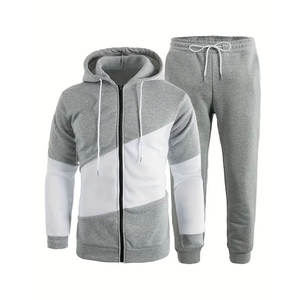 Survêtement Homme Anti-rétrécissement Durable Style Doux Séchage Rapide Respirant Grande Taille Logo Avant Capuche Décontracté Léger Écologique - Product Image 1