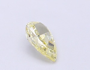 Diamant taille poire 0,51 carat, jaune vif fantaisie, excellente taille, clarté VS1, pierre précieuse brillante cultivée en laboratoire, bijoux fins - Product Image 4