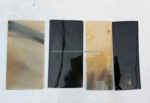 Plaques en corne de buffle de haute qualité, écologiques, à prix économique, polies, sculptées, décorations de cadres optiques, artisanat naturel - Product Image 3