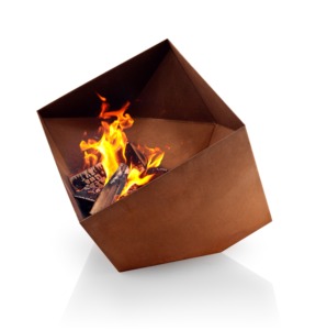 Stylish Tapered Fire Pit for Outdoor Patio and <b>Garden</b> Spaces - Product Image 6