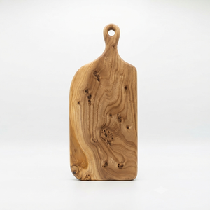 Exquisite Burl Wooden Chopping Board Features Edge <b>Clear</b> <b>Resin</b> Inlay Packed With Real Pressed Floral Blooms For Cutting Vegies - Product Image 2