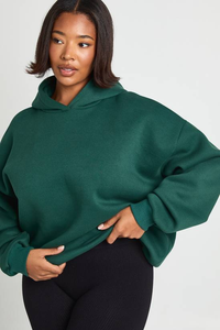 Sweat-shirts pour femmes de haute qualité 100% coton avec logo personnalisé sur le devant, en polaire respirant pour l'automne et l'hiver - Product Image 3