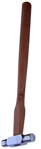 Martillo de punta esférica con mango de madera SUNTOOLS/STIPL para pulido de joyas, herramientas de bricolaje, forma plana y redonda - Product Image 2