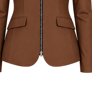 Chocolate Brown Equestrian <b>Jacket</b> for <b>Women</b> Tailored Riding Blazer Elegant Horse Riding Competition Coat Customized Wholesale - Product Image 5